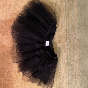 Halloween! Tulle short tutu, black
